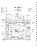Butler County Highway Map, Butler County 1976